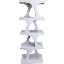 Eurolamp 810-00281 Βιβλιοθήκη Λευκή 60x34x161cm 5207227566745