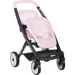 Smoby Καρότσι Κούκλας Mc And Q Twin Pushchair - Για 2 Κούκλες Έως 42 Cm Δεν Περιλαμβάνεται
