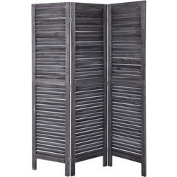 Atmosphera Διακοσμητικό Παραβάν Ξύλινο Γκρι 122x170cm