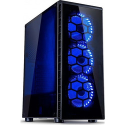 Inter-Tech CXC2 Gaming Midi Tower Κουτί Υπολογιστή με Πλαϊνό Παράθυρο