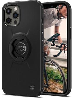 Spigen Gearlock Back Cover Black (iPhone Apple 12 / 12 Pro)