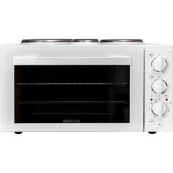 Davoline Star 4506 White Ηλεκτρικό Φουρνάκι 38lt με 3 Εστίες και Grill
