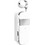 EGOBOO Clip&Go Ακουστικό Bluetooth In Ear Πέτου White