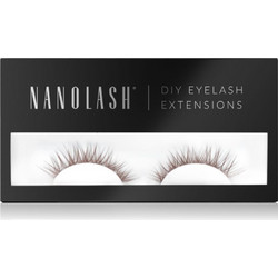 Nanolash DIY Eyelash Extensions Kit Βλεφαρίδες Brown 36 τμχ