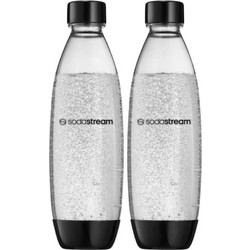 Σετ Μπουκάλι Slim SODASTREAM SS-BSL-2B 2τμχ 1 L Μαύρο/Διάφανο