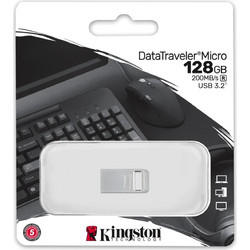 Kingston DataTraveler Micro G2 128GB USB Stick 3.2 Gen 1 με USB-A