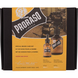 Proraso Wood & Spice Λάδι 30ml + Σαμπουάν για Γένια 200ml