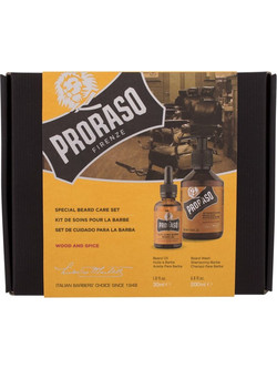 Proraso Wood & Spice Λάδι 30ml + Σαμπουάν για Γένια 200ml
