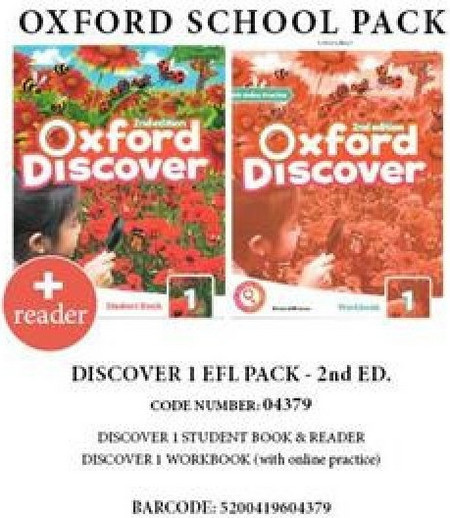 OXFORD DISCOVER 1 PACK EFL (SB + WB WITH ONLINE PRACTICE + READER: TREES) - 04379 2ND ED