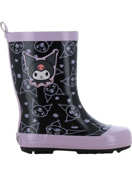 HELLO KITTY KUROMI Γαλότσα 22-30 / HK009450 ΜΑΥΡΟ/ΛΙΛΑ