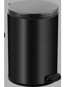 Gloria Elite Μεταλλικό Καλαθάκι Μπάνιου 5lt Μαύρο 31-5000 6000315000942