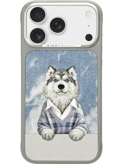 Nimmy Gentle Pets Series Dog MagSafe Θήκη Grey (iPhone 18 Pro / 17 Pro)