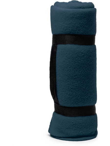 Κουβέρτα fleece DANERIS από πολυεστέρα NAVY BLUE