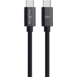 Maxlife USB-C to USB-C 100W 3m Black MXUC-12
