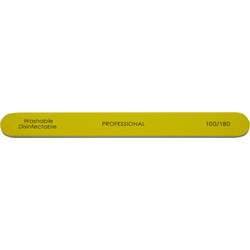FOLIA Επαγγελματική Λίμα Νυχιών Ίσια Κίτρινη 100/180/ NF-04