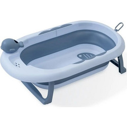 Interbaby BA003-01 Πτυσσόμενο Μπανάκι Μωρού Γαλάζιο Navy Μπλε