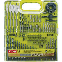 Ryobi Σετ 90 Τρυπανια HSS για Μέταλλο με Κυλινδρικό Στέλεχος - 5132004665