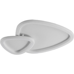 CCC 712-1 ΠΛΑΦΟΝΙΕΡΑ ΟΡΟΦΗΣ LED ΛΕΥΚΗ 2 ΒΟΤΣΑΛΑ - ArLight (0064200) 26310