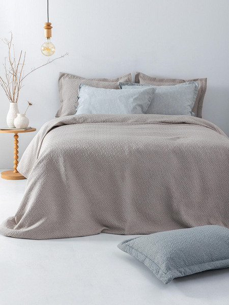 Palamaiki Κουβέρτα Matelasse 170X260 ZOE BEIGE Μπεζ