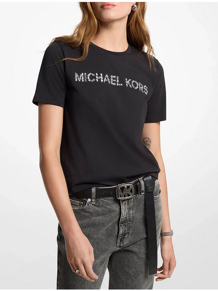 MICHAEL KORS ΜΠΛΟΥΖΑ ΚΟΝΤΟΜΑΝΙΚΗ MF6528F97J-001 Black