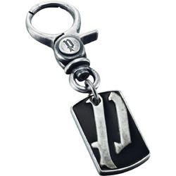 Μπρελόκ Police Pj22041Ksb-02 (10cm) από Ατσάλι Silver