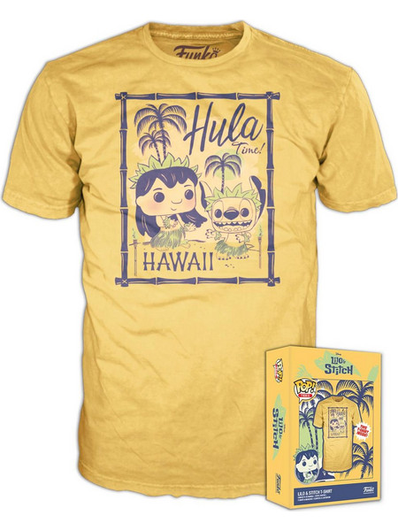 Funko Boxed Pop! Tees Disney: Lilo & Stitch - Hula T-Shirt (L)