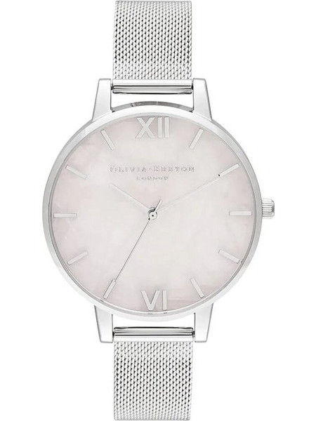 Olivia Burton Γυναικείο Ρολόι με Ασημί Μεταλλικό Μπρασελέ OB16SP18
