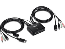 Trendnet KVM Switch TK-220DPI 2 x DisplayPort / USB 1.5m