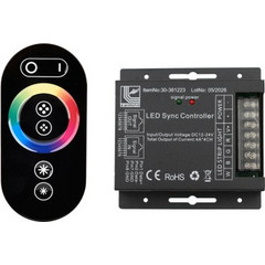 ΜΗΧΑΝΙΣΜΟΣ + ΤΗΛ/ΡΙΟ ΓΙΑ LED ΤΑΙΝΙΑ RGBW 12VDC192W 24VDC384W 16A 30-381223