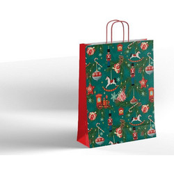 Next χάρτινη τσάντα Xmas Journey Υ41x32x12εκ