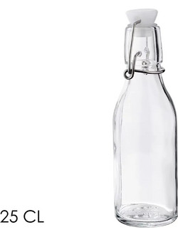 Μπουκάλι Στρογγυλό 25cl Με Ερμητικό Καπάκι