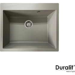 Duralit KZ060 Υποκαθήμενος Νεροχύτης Γρανίτη 450 Concrete 60x50cm