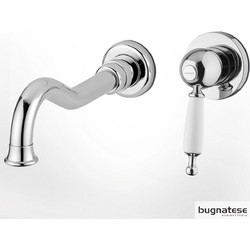 Μπαταρία Νιπτήρα Τοίχου Oxford Bugnatese Chrome