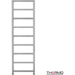 Thermo Tempo Inox Brushed Πετσετοκρεμάστρα Μπάνιου Καλοριφέρ 1500x500mm 359kcal/h Ασημί