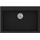 Sanitec Classic 338 Υποκαθήμενος Νεροχύτης Γρανίτη Ματ Granite Black 70x50cm