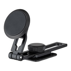 QUALO magnetic car windshield holder round clear S black QUSM-S-RCS-01 - DEFENDER