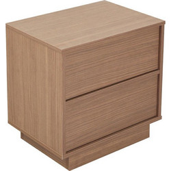 TOBAC ΚΟΜΟΔΙΝΟ 2ΣΥΡΤΑΡΙΑ ΚΑΡΥΔΙ ΣΚΟΥΡΟ 55x39x54cm LIBERTA 09-2188