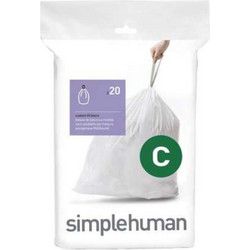 Simplehuman code C custom fit liners, 20 pack (CW0162)