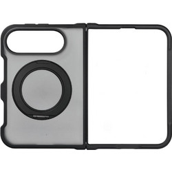 Forcell F-Protect 4sD-i Smoke Hybrid Kickstand Premium MagSafe Back Cover Black (iPhone Duo)