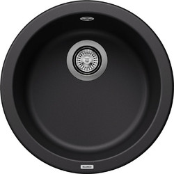 Blanco Rondo Ένθετος Νεροχύτης Στρογγυλός Γρανίτη Ματ Black 525959