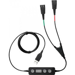 Jabra Link 265 (265-09) Αντάπτορας USB to 2x QD Training Cable (265-09)