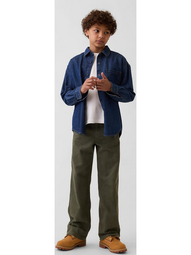 Παιδικό Τζιν Παντελόνι '90s Loose Carpenter Tweed green