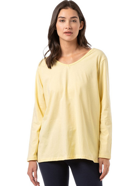 Μπλούζα μακό πενιέ βαρύ Ve. 1502 - Λεμονί 1502.Λεμονί λεμονί
