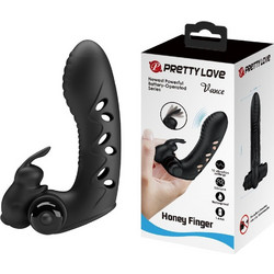 Pretty Love Vance Δονητής Δακτύλου 10cm Μαύρος
