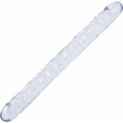 Doc Johnson Crystal Jellies Double Dong Διπλό Dildo 45cm Clear