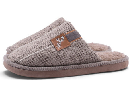 Love4shoes Χειμερινές Παιδικές Παντόφλες Καφέ 8130XL
