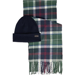 BARBOUR BARBOUR SWINTON BEANIE & GALINGALE SCARF GIFT SET
