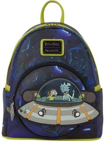 Loungefly Rick and Morty Space Cruiser Mini Σακίδιο Πλάτης Μπλε