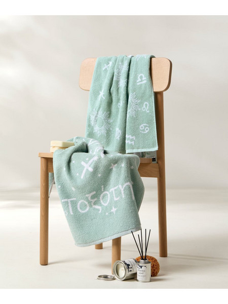 Πετσέτες Σετ Versus Astrology Toxotis Jacquard Cotton Kentia (50x90) 2Τεμ