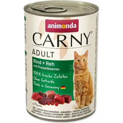 Animonda Carny Adult with Beef, Deer & Red Berries 400gr